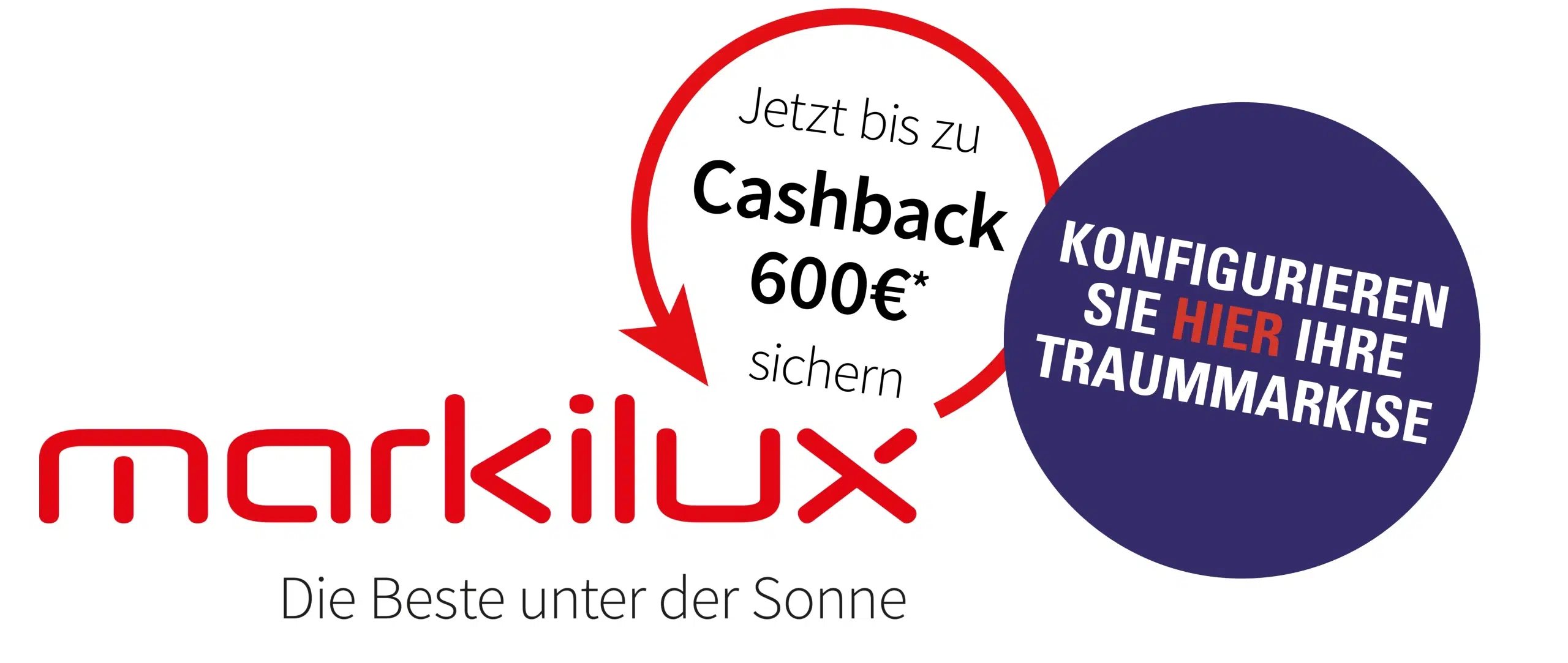 Markilux Cashback 600 Euro